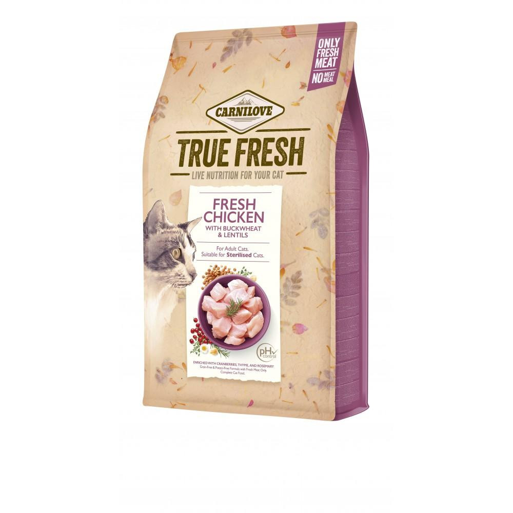 Carnilove True Fresh Cat Chicken 4,8 кг (172164) - зображення 1