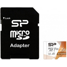   Silicon Power 256GB microSDXC UHS-I U3 V30 A1 Class 10 Superior Pro Colorful + SD-adapter (SP256GBSTXDU3V20AB)