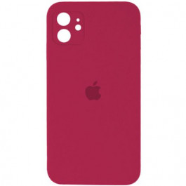   Borofone Silicone Full Case AA Camera Protect for Apple iPhone 12 Maroon (FullAAi12-35)