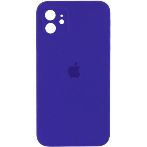 Borofone Silicone Full Case AA Camera Protect for Apple iPhone 12 Dark Purple (FullAAi12-22) - зображення 1