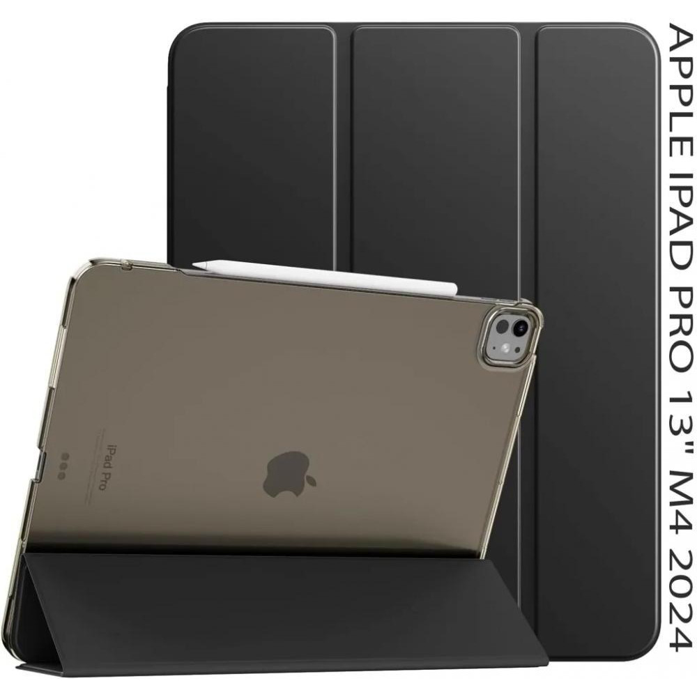 BeCover Чохол-книжка Tri Fold Hard  для Apple iPad Pro 13" M4 2024 Black (711730) - зображення 1