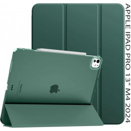   BeCover Чохол-книжка Tri Fold Hard  для Apple iPad Pro 13" M4 2024 Dark Green (711731)