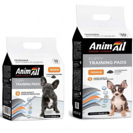   AnimAll Puppy Training Pads Пеленки тренировочные с активированным углем для щенков и собак 60х60 50 шт (147