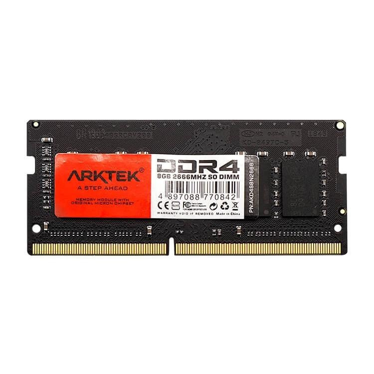 ARKTEK 8 GB SO-DIMM DDR4 2666 MHz (AKD4S8N2666) - зображення 1