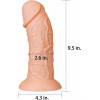 LoveToy Realistic Curved Dildo 9.5 Телесный (6452LVTOY394-07) - зображення 2