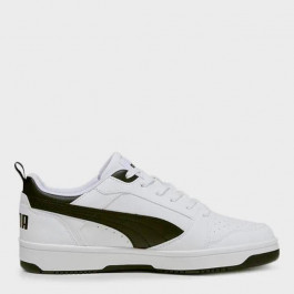   PUMA Чоловічі кеди низькі  Rebound v6 Low 39232802 40.5 (7UK) 26 см  White- Black- Black (4099683263617)