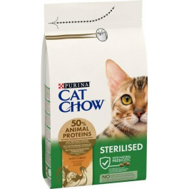   Cat Chow Sterilised Turkey 15 кг (7613287329592)