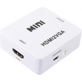   Voltronic Mini HDMI - VGA White (YT-CM-HDMI/VGA)