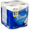 Selpak Рушники паперові  Super Absorbent 3шари 3+1, 4 шт (8690530012356) - зображення 2