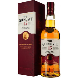 The Glenlivet Виски 0.7 л 15 лет выдержки 40% в подарочной упаковке (5000299295021)