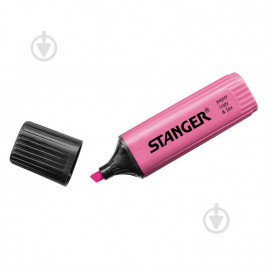   Stanger Маркер текстовий  1-5 мм 10 шт. рожевий MARKER-TXT-STFLATP10