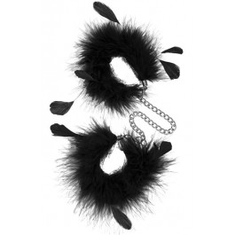    Наручники S Pleasures Feather Cuffs, чорні