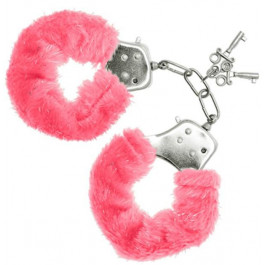    Наручники S Pleasures Furry Cuffs, рожеві