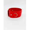 DS Fetish Нашийник з повідцем  Collar with leash metal Червоний (262012010~99) - зображення 2