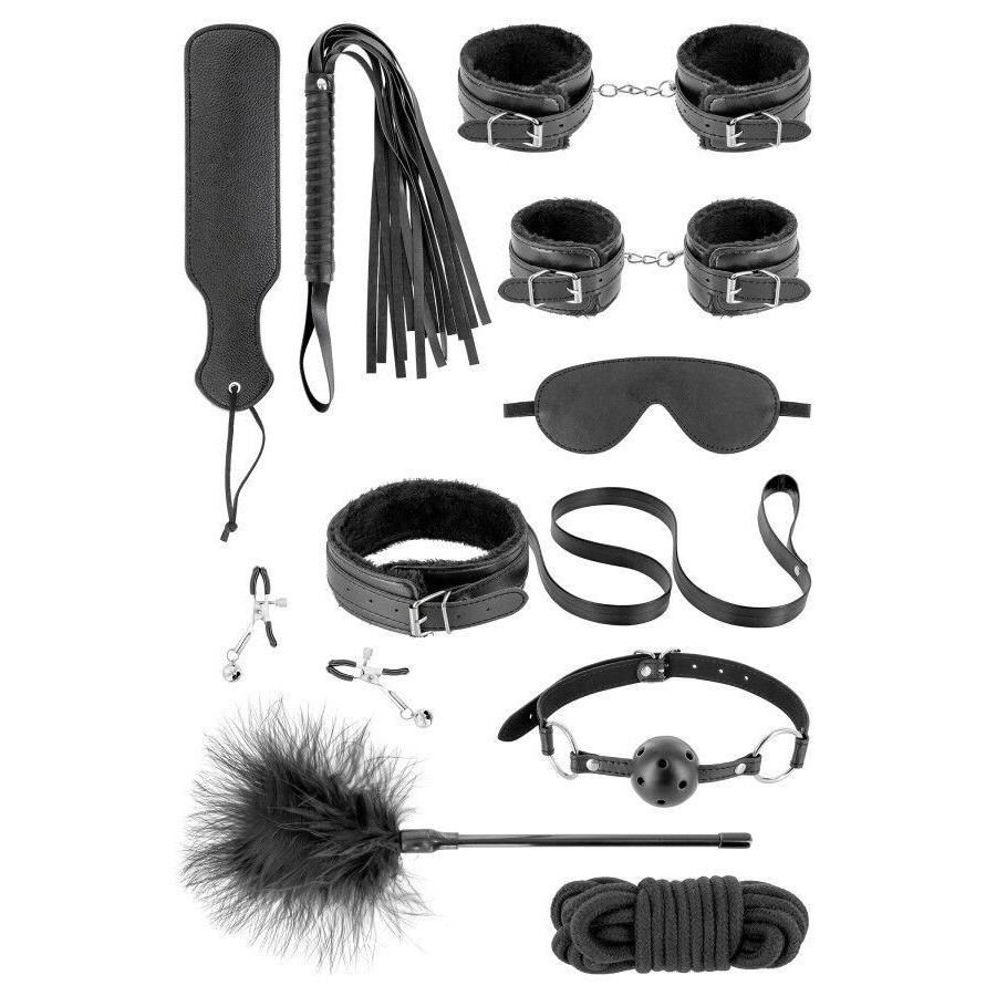 Fetish Tentation SM Bondage Box in vegan leather 10pcs (SX1092) - зображення 1