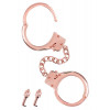 Fetish Tentation Premium Chick wrist cuffs in rose-gold metal (SX1091) - зображення 4