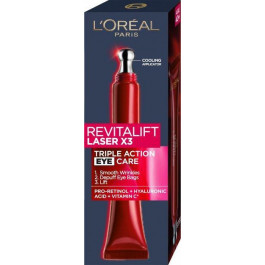   L'Oreal Paris Крем  Revitalift Лазер Х3 Регенерувальний глибокий догляд для шкіри навколо очей 15 мл (360052225175