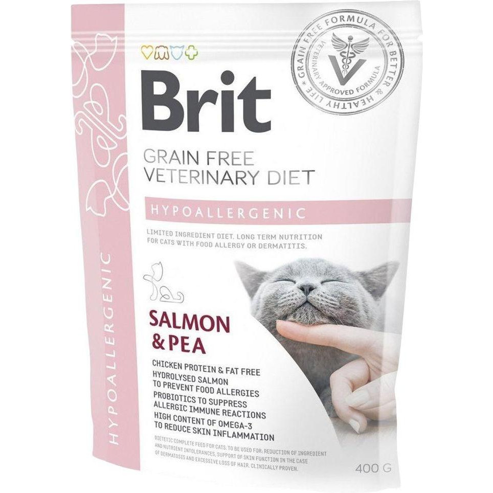 Brit Veterinary Diet Cat Hypoallergenic 0,4 кг 170961/528387 - зображення 1