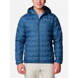   Columbia Пуховик короткий чоловічий  Omni-Heat Delta Ridge II Down Hooded Jacket 2086221-478 S Темно-синій (0