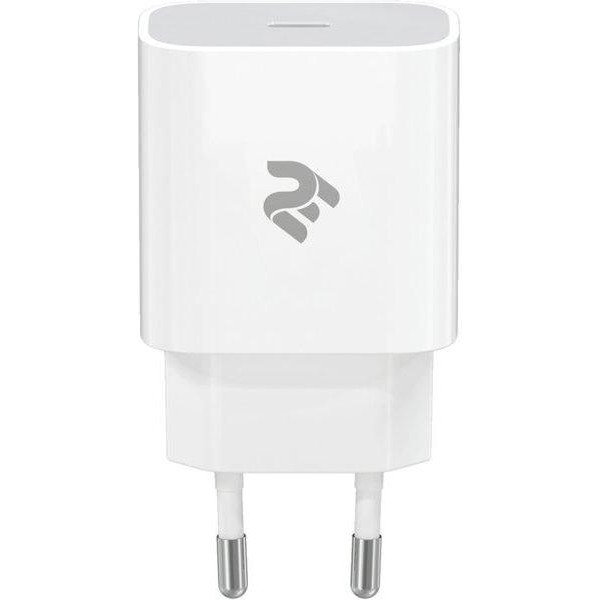 2E USB-C Wall Charger 3A (2E-WC1USBC20W-W) - зображення 1