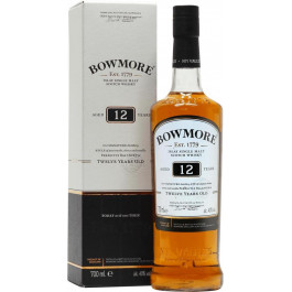   Bowmore Виски 12 лет выдержки 0.7 л 40% (5010496080818)