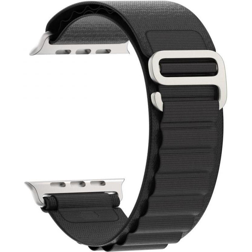 ArmorStandart Ремінець  Alpina Band для Apple Watch All Series 42/44/45mm Black (ARM64977) - зображення 1