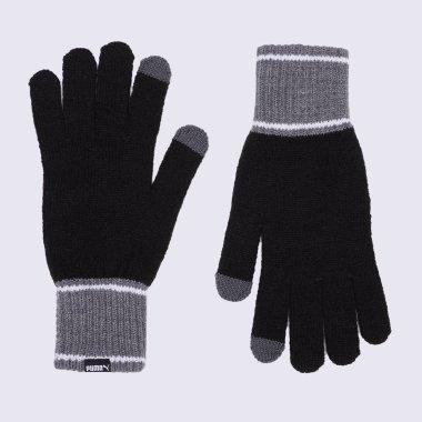 PUMA Рукавиці   Knit Gloves 4177201 р. M/L чорний - зображення 1