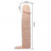 Pretty Love Penis Sleeve BI-0411 телесная 18 см (6603BI0411) - зображення 5