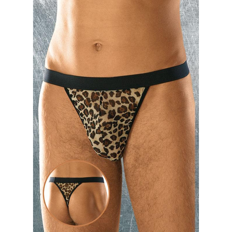 SoftLine SoftLine Чоловічі труси Thong 4457, panther, S / L SL (5591445750) - зображення 1