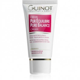   Guinot Pure Balance нормалізуючий крем для жирної шкіри для звуження пор та надання матового ефекту 50 мл