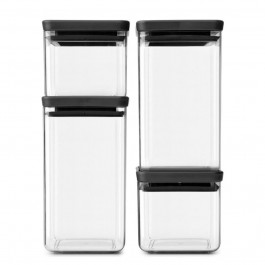 Brabantia Square Canister Set Tasty+ (122422)