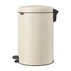 Brabantia Бак для сміття  PEDAL BIN NEWICON, об'єм 20 л, бежевий (149948) - зображення 2