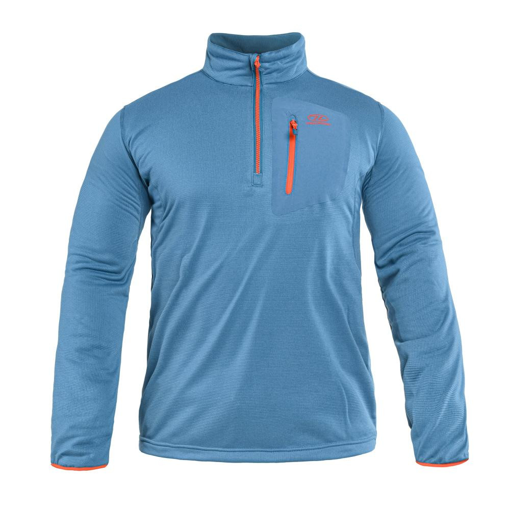 Highlander Флісова кофта  Outdoor Hirta Grid Fleece - Steel Blue L - зображення 1