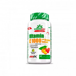   Amix GreenDay ProVEGAN Vitamin C 1000 mg with Acerola, 60 веганкапс