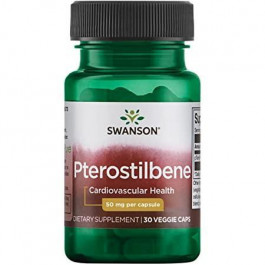   Swanson Pterostilbene 50 mg 30 Veg Caps