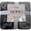 SOHO Плед  поліестер Plush Graphite двоспальний 200x230 см (A120152) - зображення 1