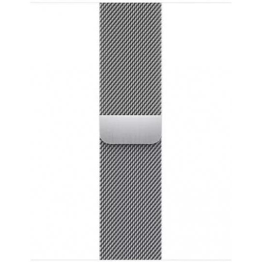 Apple Ремінець Apple Milanese Loop Silver (MTJR3) для Apple Watch 42mm/44mm/45mm - зображення 1