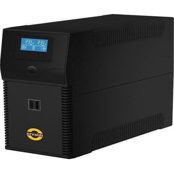 ORVALDI I2000LCD USB UPS 2000VA/1200W, 2X 9AH (ID2K0CH) - зображення 1