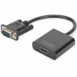   Digitus VGA to HDMI Black (DA-70473)