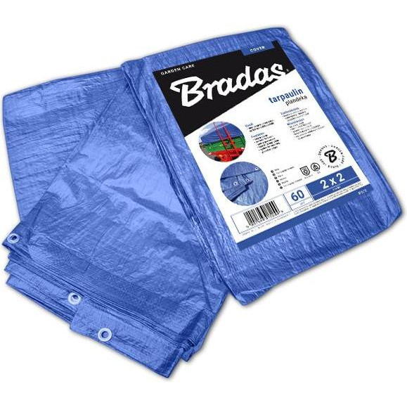 Bradas Тент водонепроницаемый, BLUE, 60гр/м2, 15x20м (PL15/20) - зображення 1