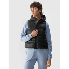   4F Теплий жилет короткий жіночий  Vest Jacket F112 4FWSS24TVJAF112-20S M Чорний (5904698676842)