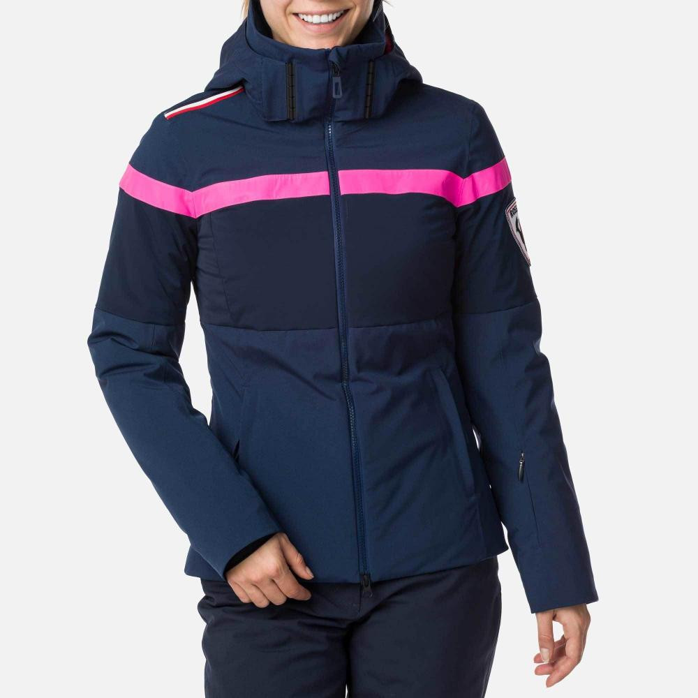 Rossignol Куртка жіноча  W Palmares Jacket Dark Navy L Черный - зображення 1