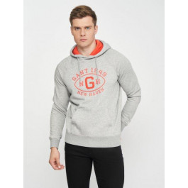   GANT Худі чоловіче  Grafik 2047039 3XL Grey Melange (ROZ6500000668)