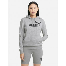   PUMA Худі жіноче  ESS Logo Hoodie 58679104 XS Сіре (4063697203211)