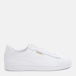   PUMA Мужские кеды низкие  Smash 3.0 L 39098701 41 (7.5UK) 26.5 см White-White-Gold (4065452797805)