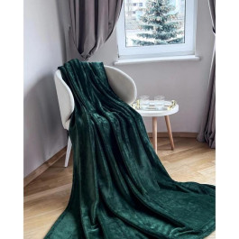   Emily Home Плед  Manner Фліс велсофт Dark Green Полуторний 150х200 см (94326222)