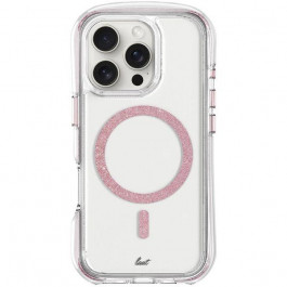   LAUT Aero Sparkle MagSafe Crystal-Pink для iPhone 16 Pro Max (L_IP24D_AS_P)