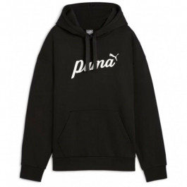   PUMA Худі тепле жіноче  Ess+ Script Hoodie Fl 68153401 L Чорне (4067981225385)