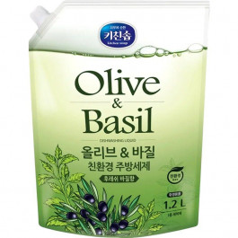   Mukunghwa Миючий засіб  Kitchen Soap Olive&Basil Dishwashing Detergent 1,2 л (8801173603591)