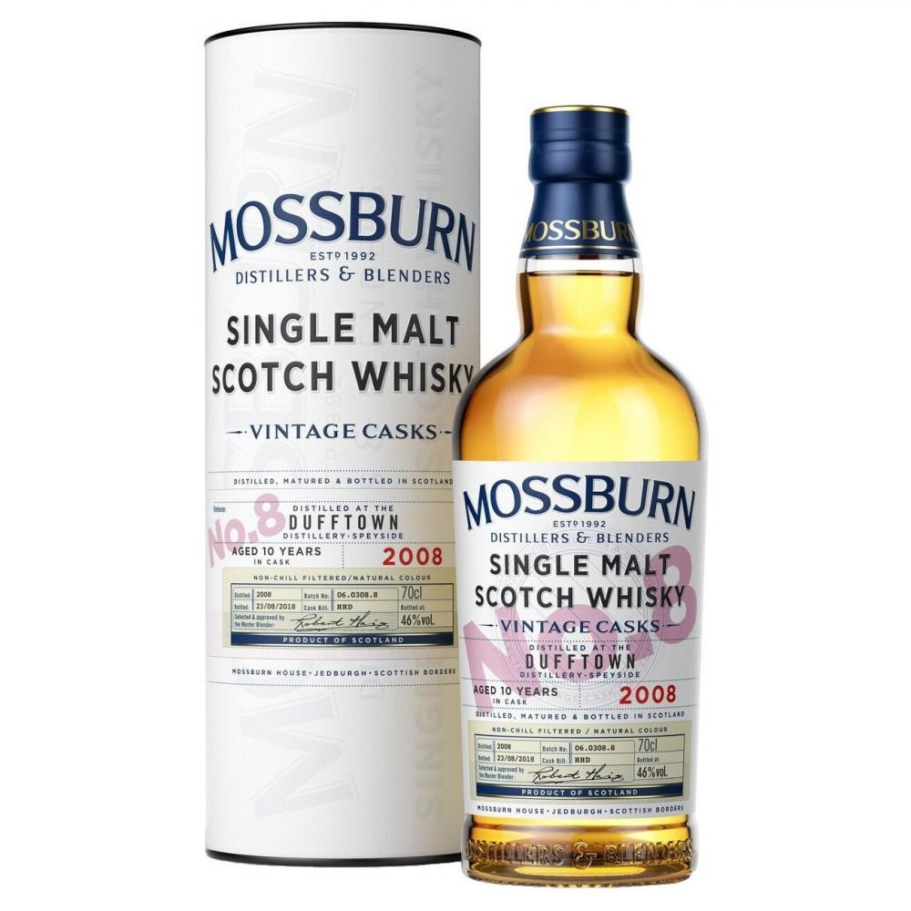 Mossburn Віскі  Vintage Casks No8 Dufftown 10 років, 46%, 0,7 л (5060033847183) - зображення 1